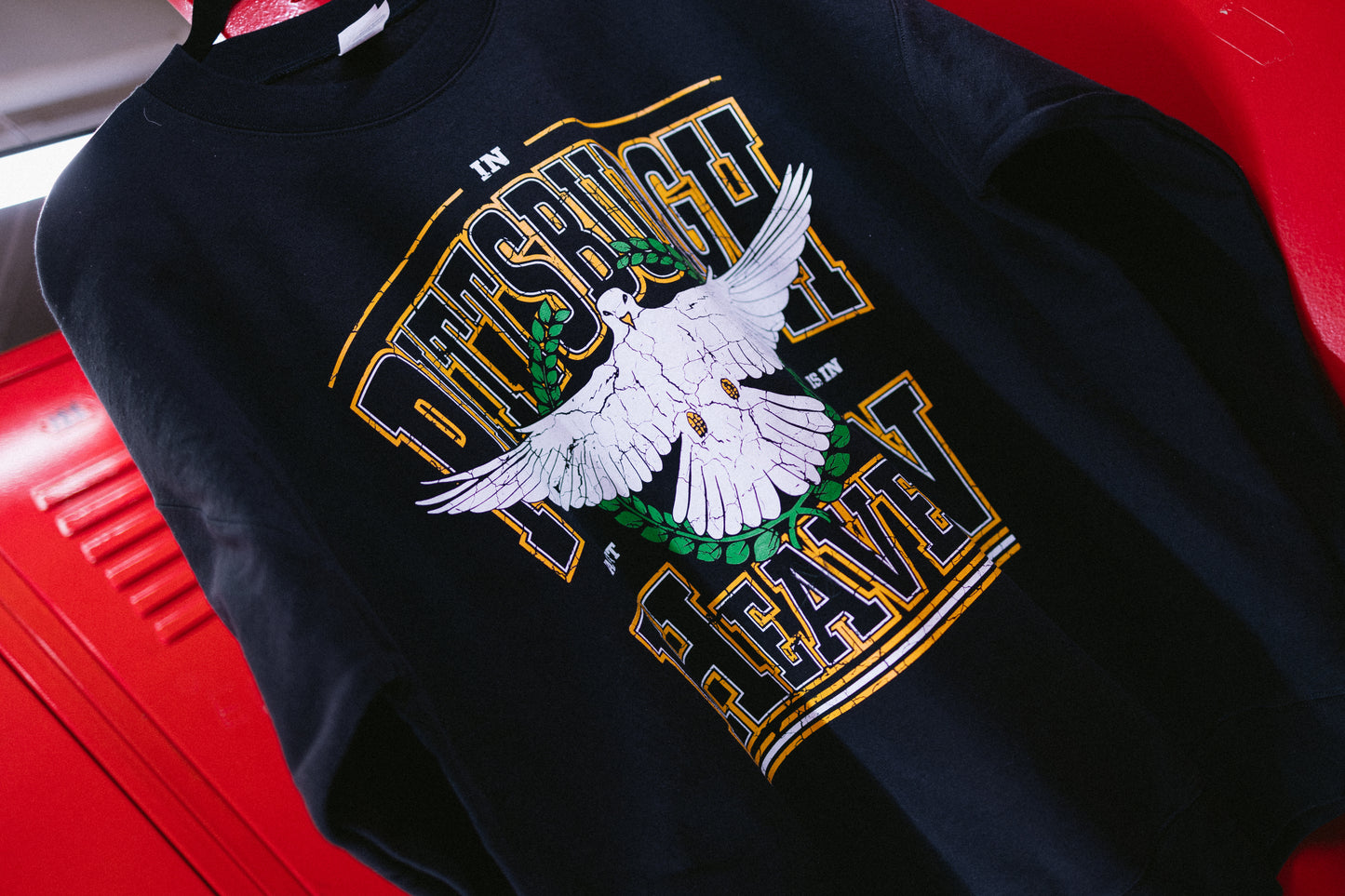 "In Pittsburgh" Black Crew Neck Sweatshirt