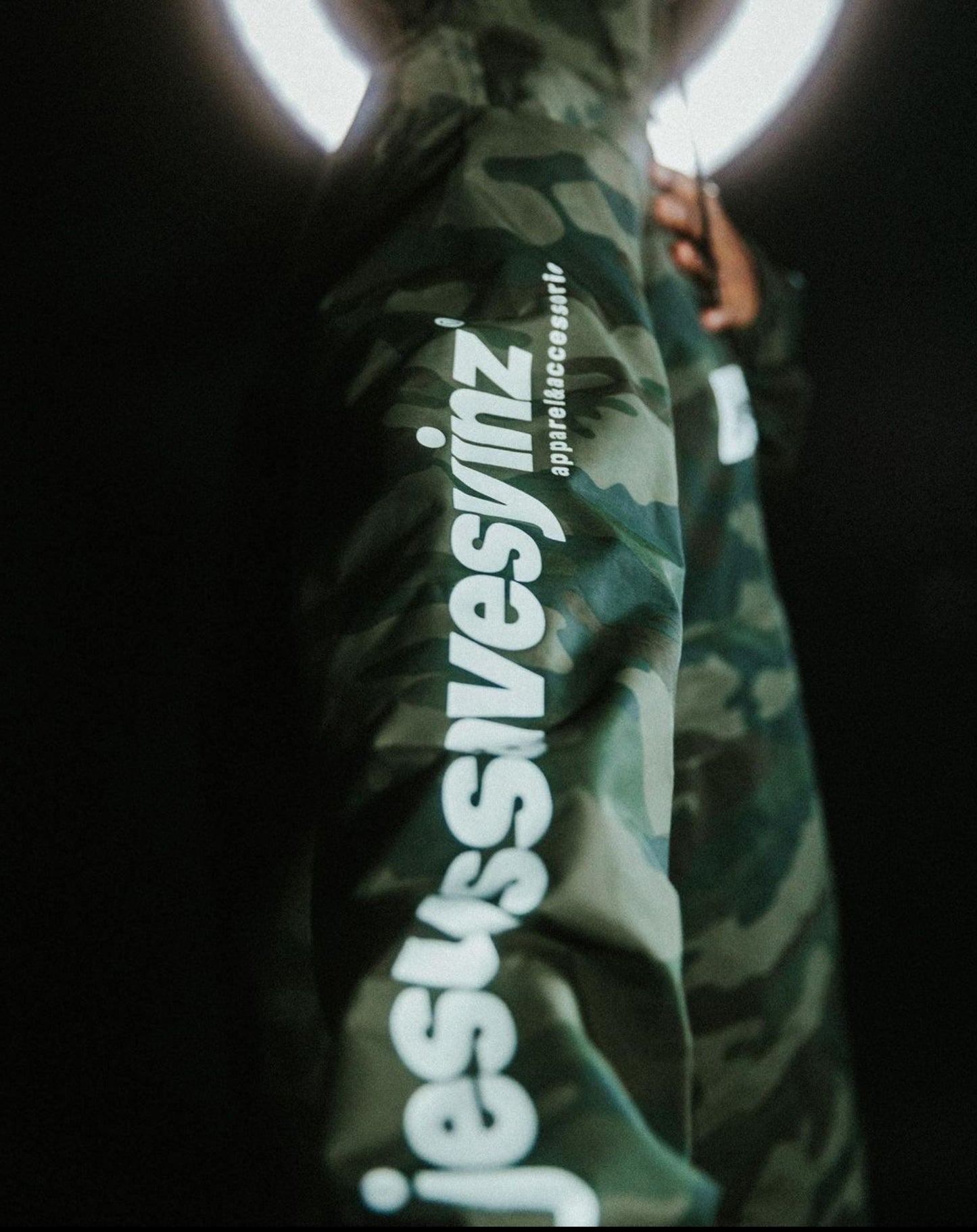 Camo Windbreaker Jacket