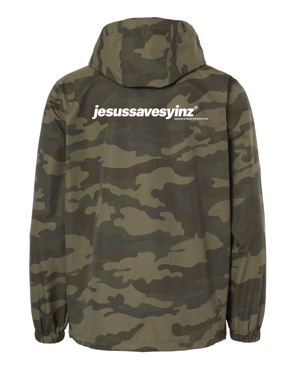 Camo Windbreaker Jacket