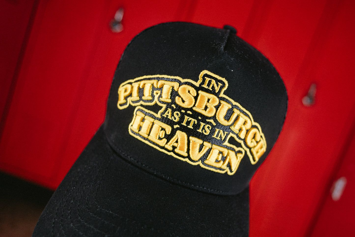 Black "In Pittsburgh" Trucker Hat