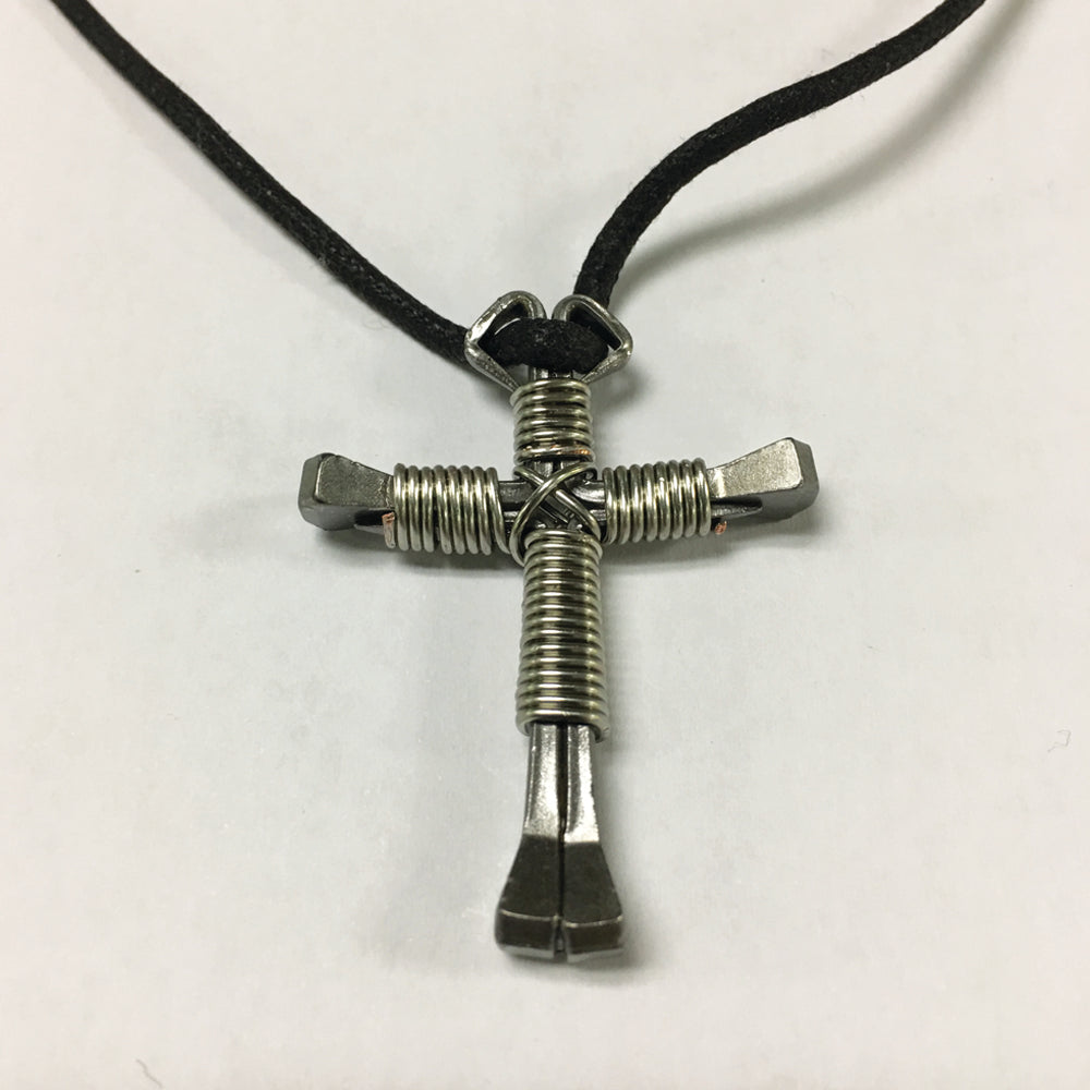 Cross Nail Necklace - Jesus Saves Yinz