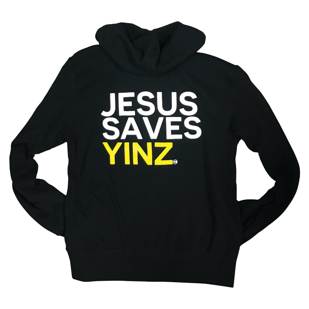 Womens Lightweight Hoodie - Jesus Saves Yinz